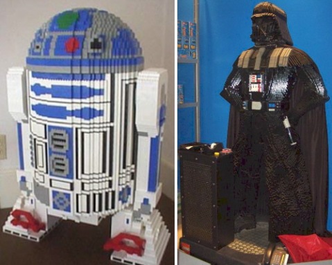 Lego - R2D2 & Darth Vader 